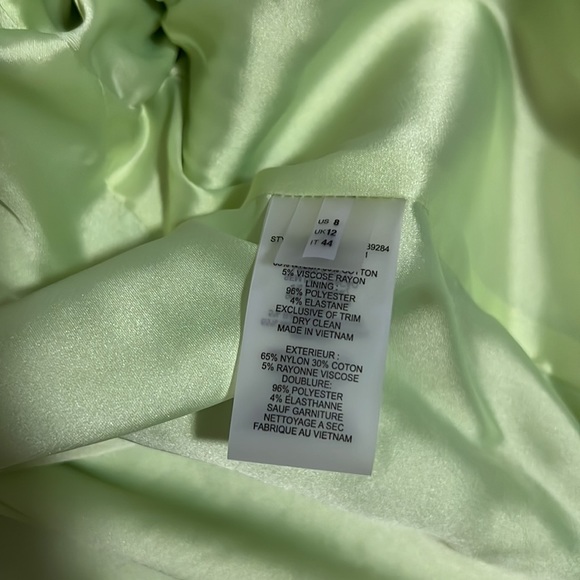 Elie Tahari mint green tweed blazer - Size 8 - Picture 5 of 7